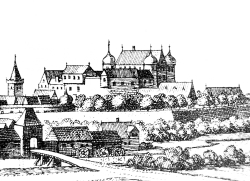 Burganlage um 1650